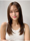 小顔 美髪 レイヤーカット イメチェン ワイドバング"