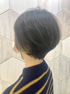 ビューティドレッセヤマノ 池袋パルコ(Beauty Dresse YAMANO) イヤリングカラー/ハイライト/ショートボブ/大人ショート