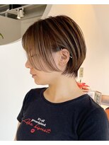 ブロン(BLANC)&nbsp;ショートボブ/30代40代50代ヘアスタイル