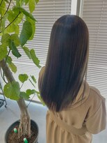 パーミル ヘア クマモト(permille ‰ hair Kumamoto)&nbsp;オリーブベージュ×髪質改善ストレート