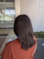 ブルーテーフ(Bleu Terre) ブルーーカラー白髪ぼかしハイライト