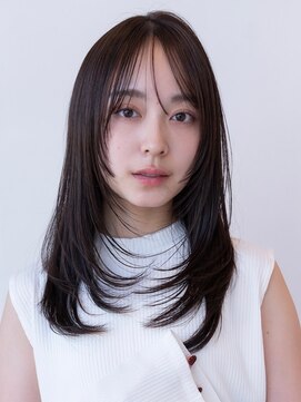 エースハバナ 渋谷(1 HAVANA) レイヤーカット/シースルーバング/20代30代/大人かわいい