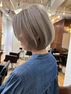 ハーツ(Heart's) ◇大人可愛い20代30代40代50代前下がりショートボブ丸みショート