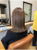 【LAMP HAIR DESIGN 堀田】インナーオレンジ/外ハネボブ
