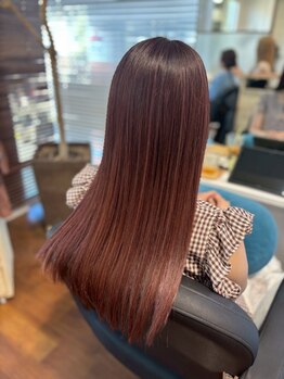 ヘアーアンドメイク ルシエル(hair&make Luxiel)の写真/【当日予約◎】話題のインナーカラー/ハイライトが人気!会社帰りでも行ける葛西駅1分のサロンです