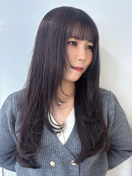 ロイオブジゼル(roi of GiseL) レイヤーカット ラベンダー グレージュ 透明感カラー 10代20代