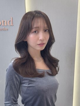 ロンド ブランシュ 錦糸町北口(Lond blanche) ミディアムレイヤーカット/レイヤー/顔周り/韓国/髪質改善