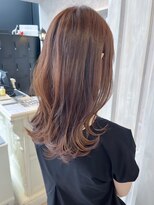 キャアリー(Caary)&nbsp;福山人気ダメージレス艶髪ブリーチなしミルクブラウン外ハネ美髪