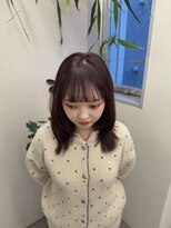 ソルバイシェス(SOL by shes) カシスピンク×レイヤーカット