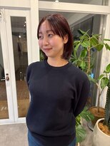 アミ カシワ(ami kashiwa) 暖色カラー×レイヤーボブ