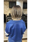 バレイヤージュ×ボブ（國吉真弥）