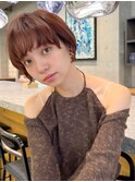 20代・30代_マッシュショート_丸みボブ