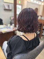 ヘアメイク デザート(HAIR MAKE DESART)&nbsp;木村法子【切りっぱなしボブ×パーマ】