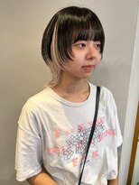 ヘアーズルネッタアベノ(HAIR'S Lunetta abeno)&nbsp;【大阪/天王寺】ウルフカット×インナーカラー