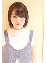 レウナ 外苑前(Reuna)&nbsp;黒髪アッシュ☆小顔ピュアボブ【外苑前・青山・表参道】