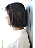切りっぱなしボブ