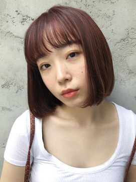 ミィ 表参道(mee.) 【mee.】 チェリーレッド ミニボブ