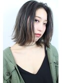 【jako】黒髪 ハイライト 簡単スタイリング