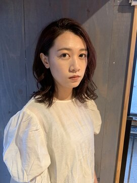フェイスデコ アヴェダ セカンド(FACE DECO AVEDA/2nd) 外ハネミディアムボブ