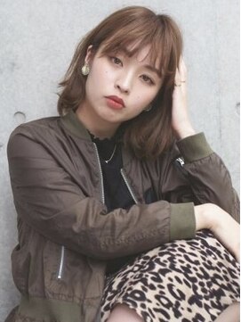 コムマティス 恵比寿ガーデンプレイス(Comme Matisse) ボブ/カーキグレージュ/大人かわいい[恵比寿/恵比寿駅]