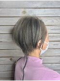 シルバーグレー&ハンサムショート