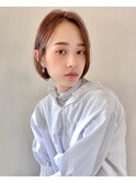 センターパート×ストレートボブ【アフロート吉祥寺 緒方】