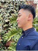 20代30代メンズフェードショート