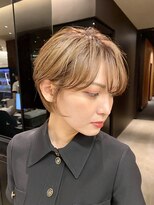サラ 天神大名店(SARA) 丸みショート×美髪カラー / SARA@若林