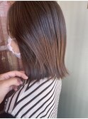 切りっぱなしボブ