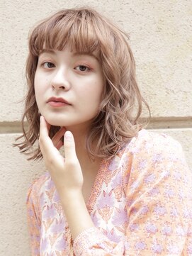 バーニー(BARNEY) 大人かわいい外ハネボブペールベージュ1006