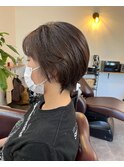 ナチュラルショートボブ
