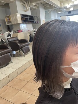 リー 甲子園(Lee) グレーインナーカラー