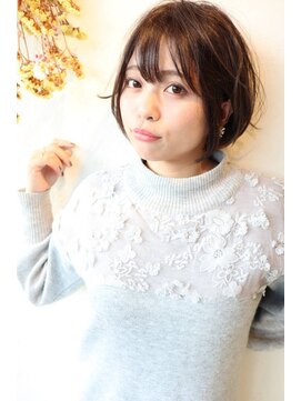 トゥーリ 筑紫野店(tuuli) tuuli☆30代40代ペールベージュ切りっぱなしボブ 73