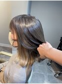 白髪ぼかしハイライト×インナーカラー