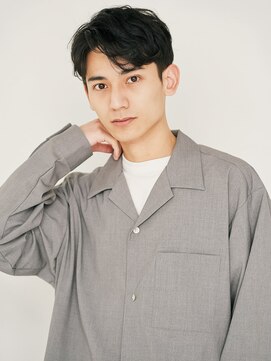 オンク 新宿(onk) ハイライト/マッシュパーマ/ウルフ/アッシュブラック[新宿駅]