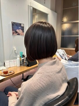 ブリング バイ スノードロップ 吉祥寺(BRING by Snowdrop) 前髪/マチルダボブ/ピンクベージュ/インナーグレージュ/吉祥寺