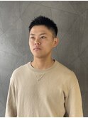 ベリーショート×アップバング
