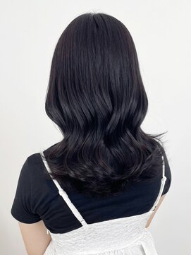 アルバム 新宿(ALBUM SHINJUKU) ダークラベンダーエアリーロングピンクブラウン_ba479771