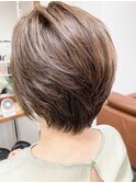 白髪ぼかし30代40代50代60代伊丹大人ショート大人ボブ