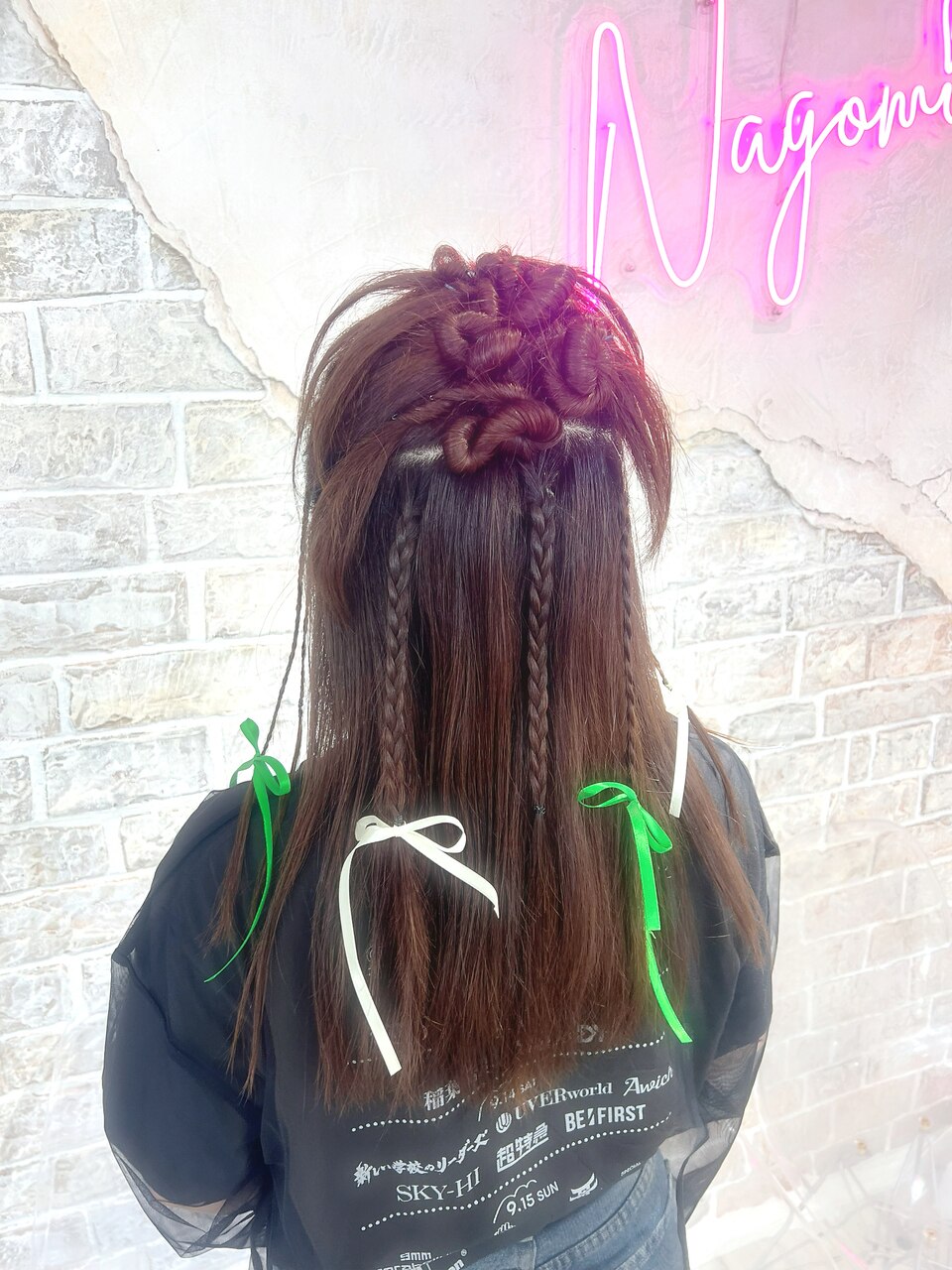 nagomi渋谷店の推し活ヘアセットスタイル