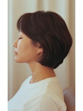 ラクレール 五香 ショートスタイル【松戸#五香#白髪染め#カラー専門店】