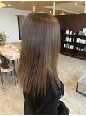 大人可愛い大人美人くすみカラーアッシュグレーベージュ