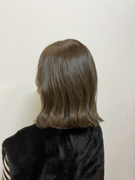 バロン(baron.) ワンレンくすみベージュ