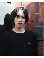 ロビー 表参道(ROBBY)&nbsp;センターパートボブ/ユニセックスボブ/ニュアンスパーマ