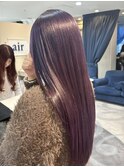 ディープパープルラベンダーカラー紫色ハイトーンカラー