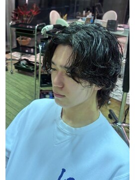 キハラ KIHARA 和泉中央店 ★シャドウパーマ×センターパート