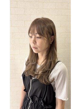 アース 越谷店(HAIR&MAKE EARTH) ブリーチなしダブルカラー/レイヤーカット/透明感カラー