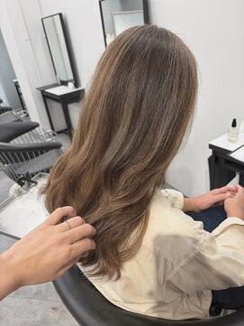 アース 青葉台店(HAIR&MAKE EARTH) 明るめのハイライト×ベージュカラー