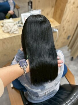 ヌープヘアーアイス(NUUP.hair ici) 【透明感美髪】繊細艶ロングの自然派ストレート◎秋冬スタイル