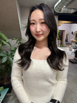 フェイスレイヤー×ツヤダークロング